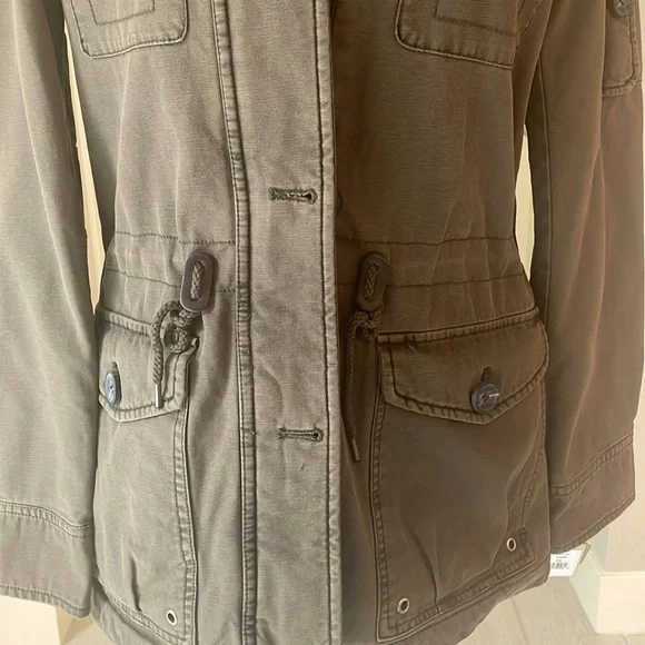 Levi’s Hooded Military Army Style Jacket Size XS NWT - Picture 6 of 14